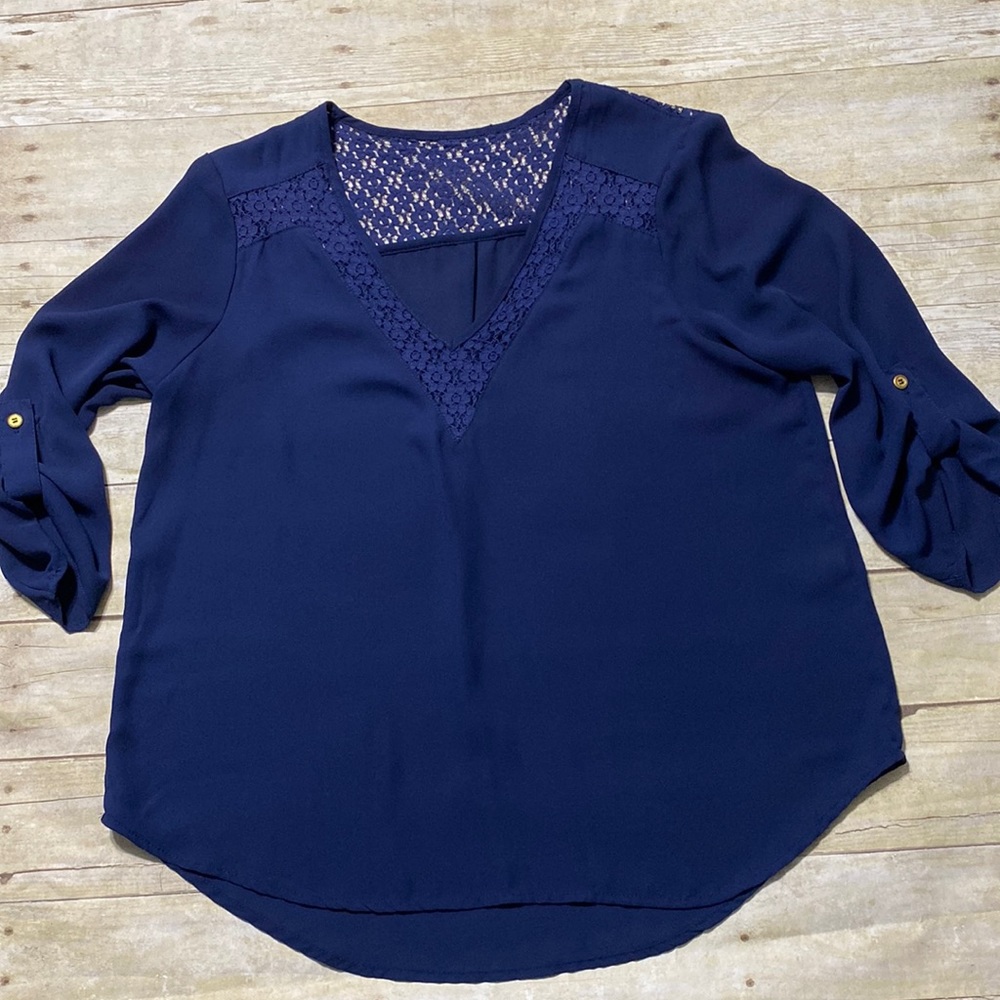 Papermoon Heather Lace Detail Blouse